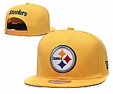Steelers Team Logo Yellow Adjustable Hat GS,baseball caps,new era cap wholesale,wholesale hats